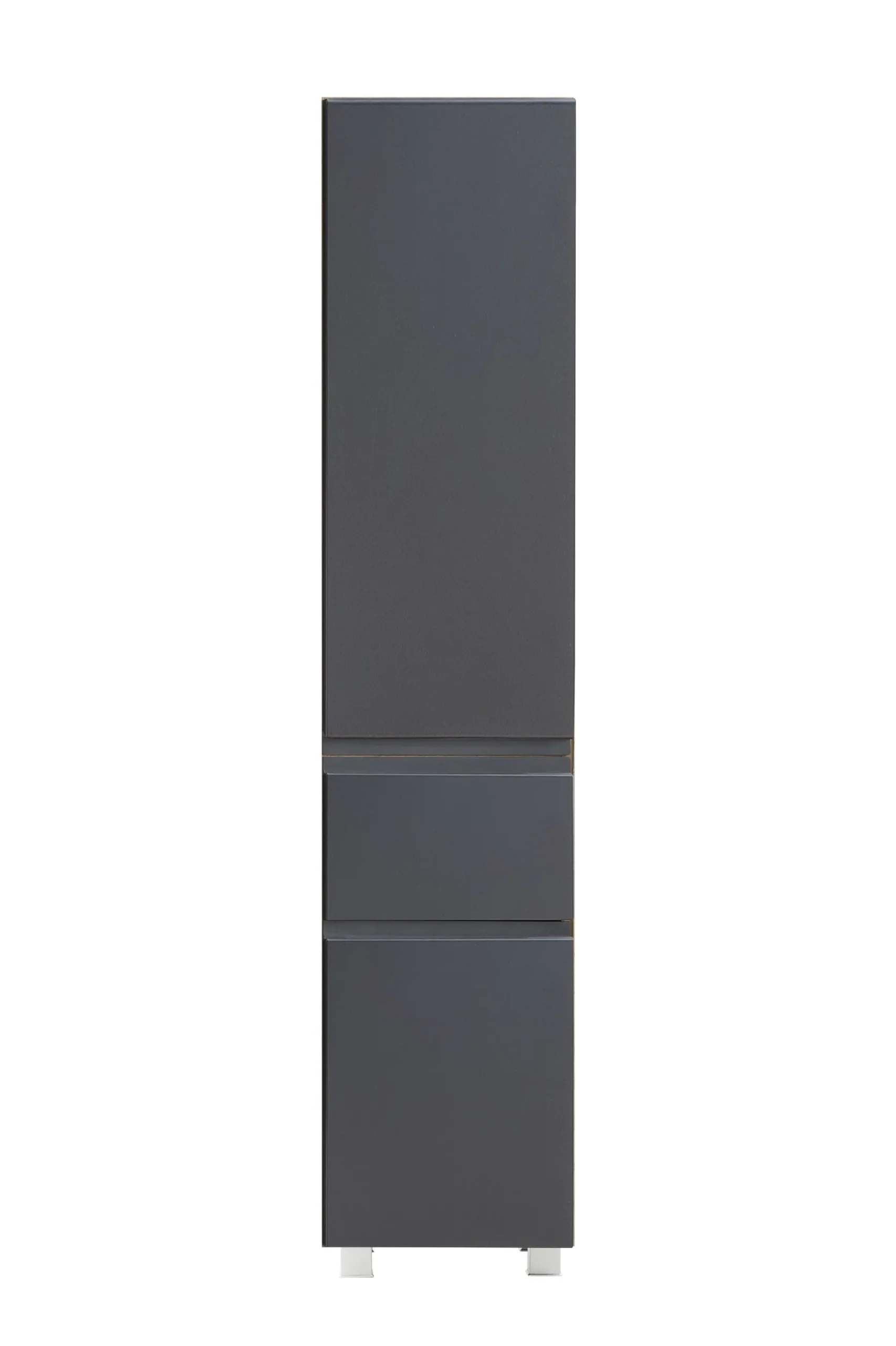 Säulenschrank Varese | 40 x 35 x 180 cm | Design Graphitgrau