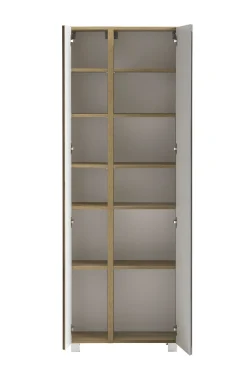 Säulenschrank Varese | 65 x 35 x 180 cm | Farbe Beton