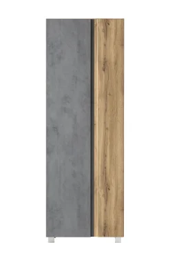 Säulenschrank Varese | 65 x 35 x 180 cm | Farbe Beton