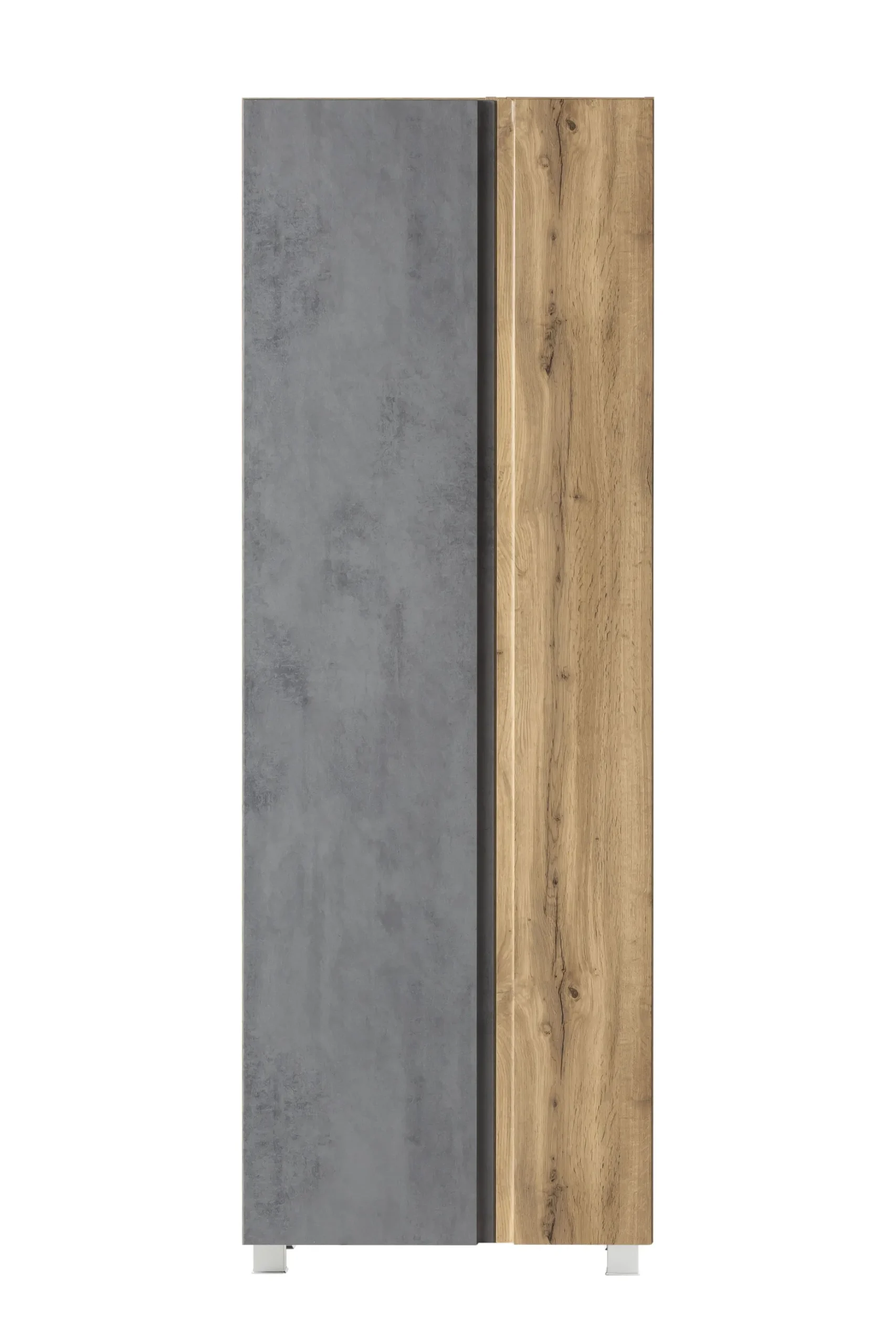 Säulenschrank Varese | 65 x 35 x 180 cm | Farbe Beton