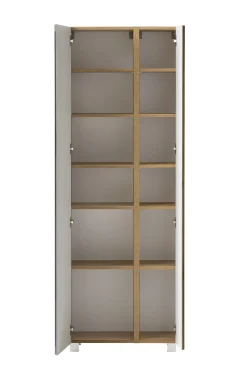 Säulenschrank Varese | 65 x 35 x 180 cm | Farbe Beton
