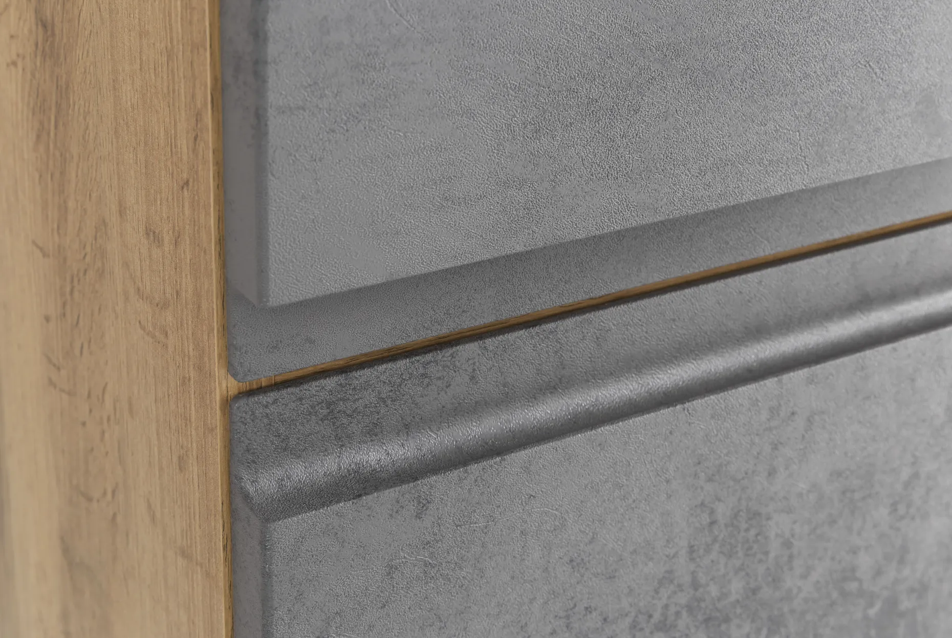 Säulenschrank Varese | 65 x 35 x 180 cm | Grau