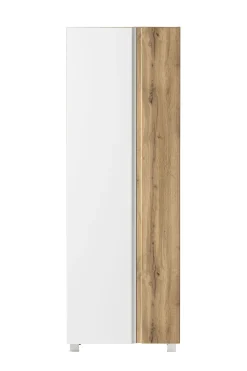 Säulenschrank Varese | 65 x 35 x 180 cm | Weiß