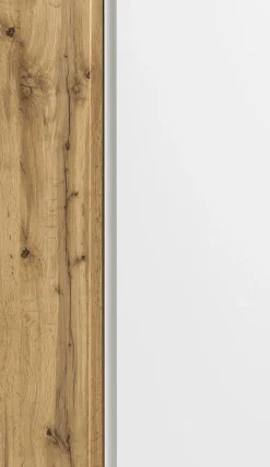 Säulenschrank Varese | 65 x 35 x 180 cm | Weiß