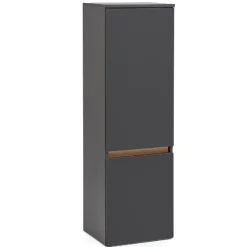 Säulenschrank Vikas 2 Türen - anthrazit