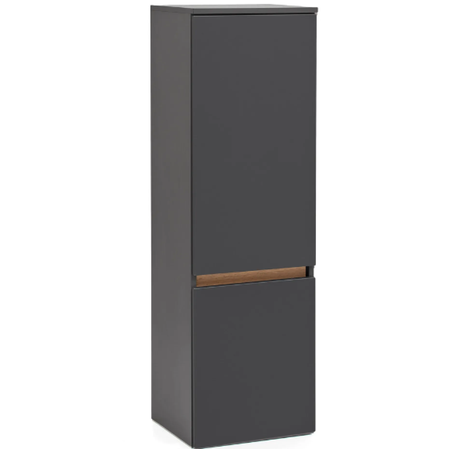 Säulenschrank Vikas 2 Türen - anthrazit
