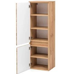 Säulenschrank Vikas 2 Türen - Eiche