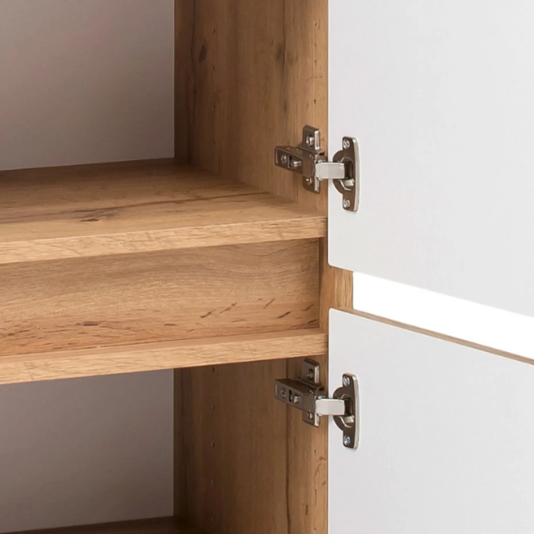 Säulenschrank Vikas 2 Türen - Eiche