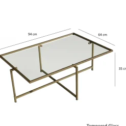 Emob Sun Couchtisch | GEHÄRTETES GLAS |