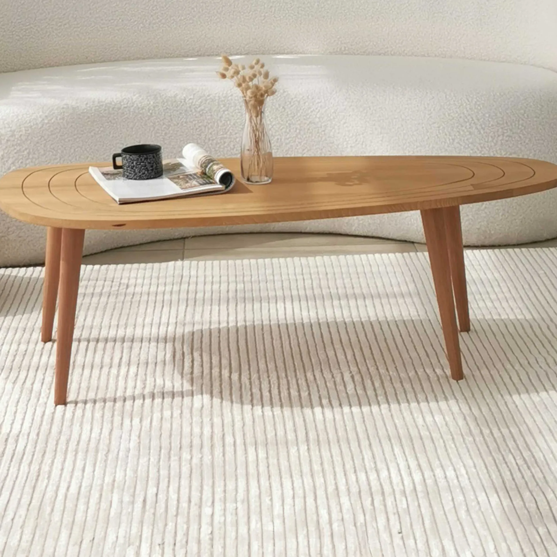 Emob Sweet Couchtisch | Kiefernholz | Teakholz