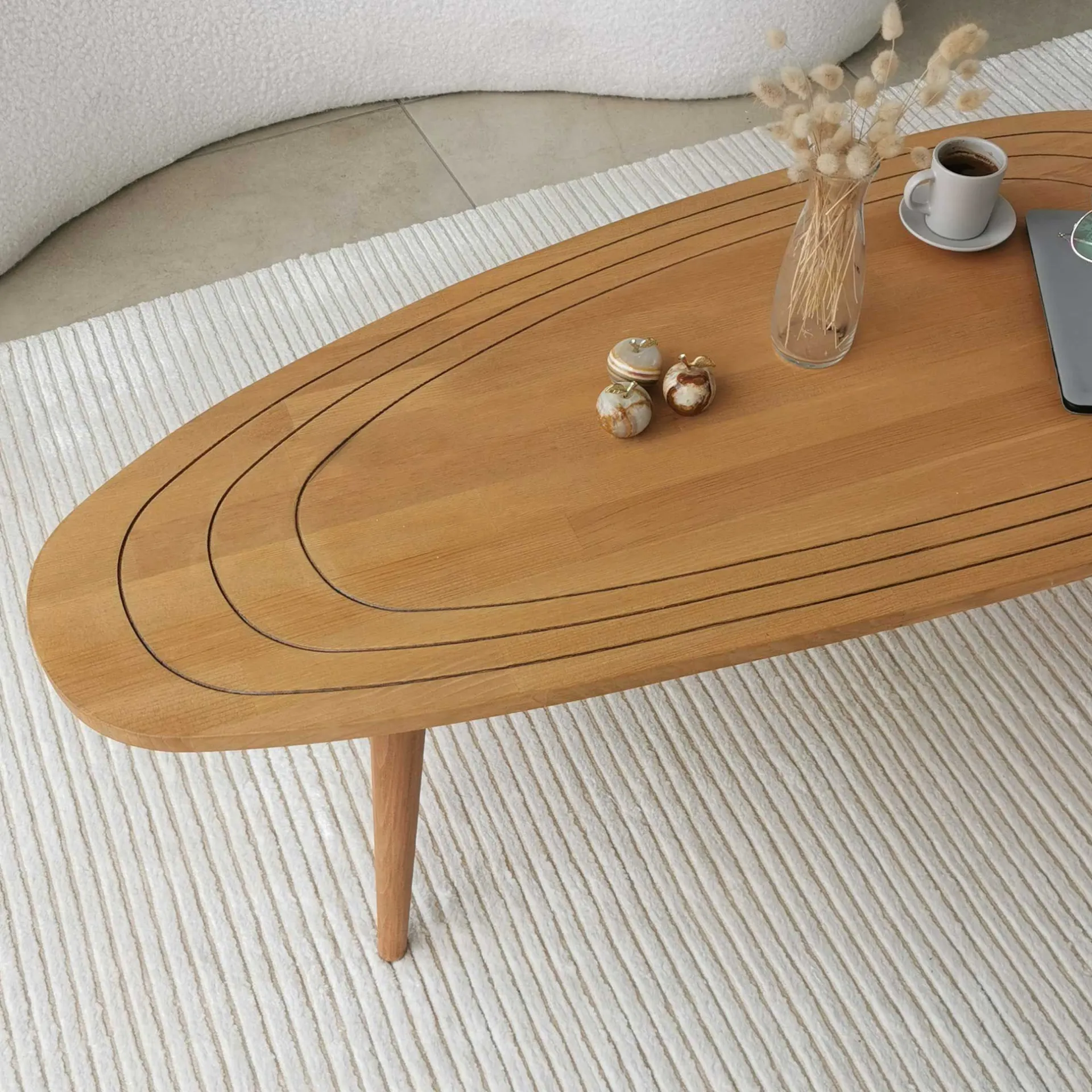 Emob Sweet Couchtisch | Kiefernholz | Teakholz