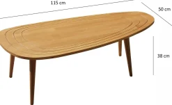 Emob Sweet Couchtisch | Kiefernholz | Teakholz