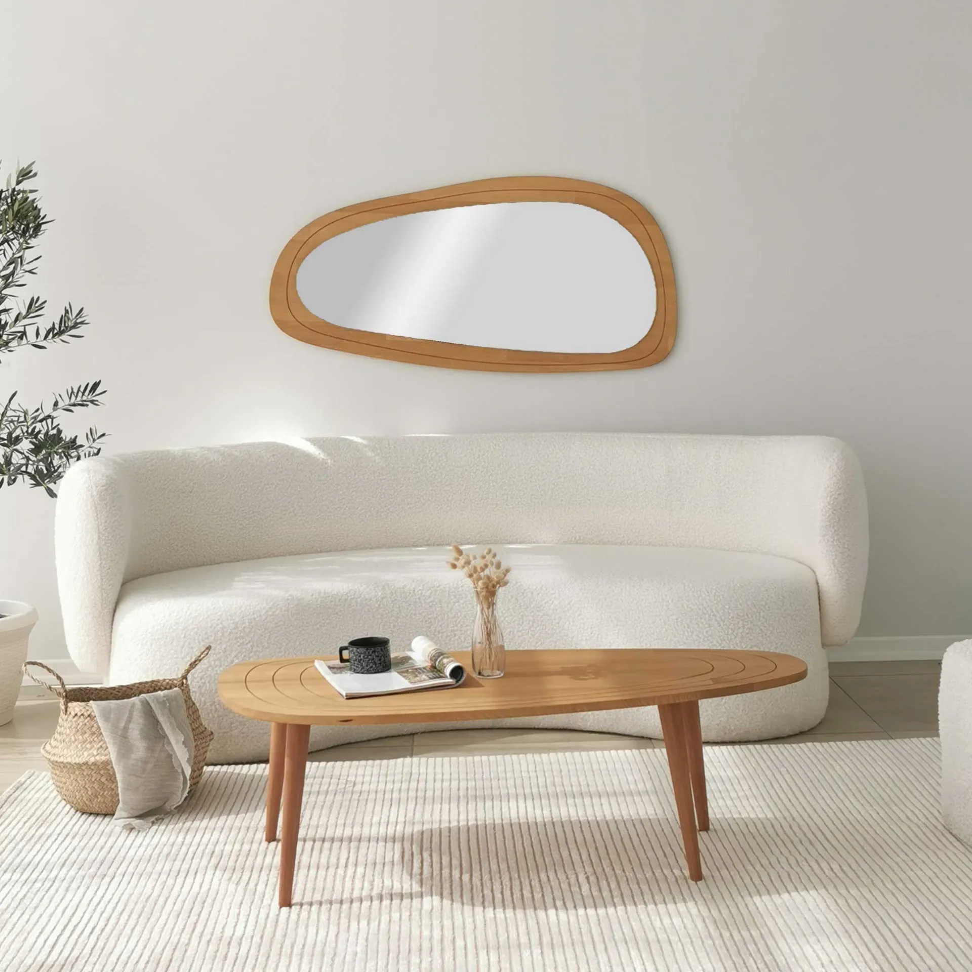 Emob Sweet Couchtisch | Kiefernholz | Teakholz