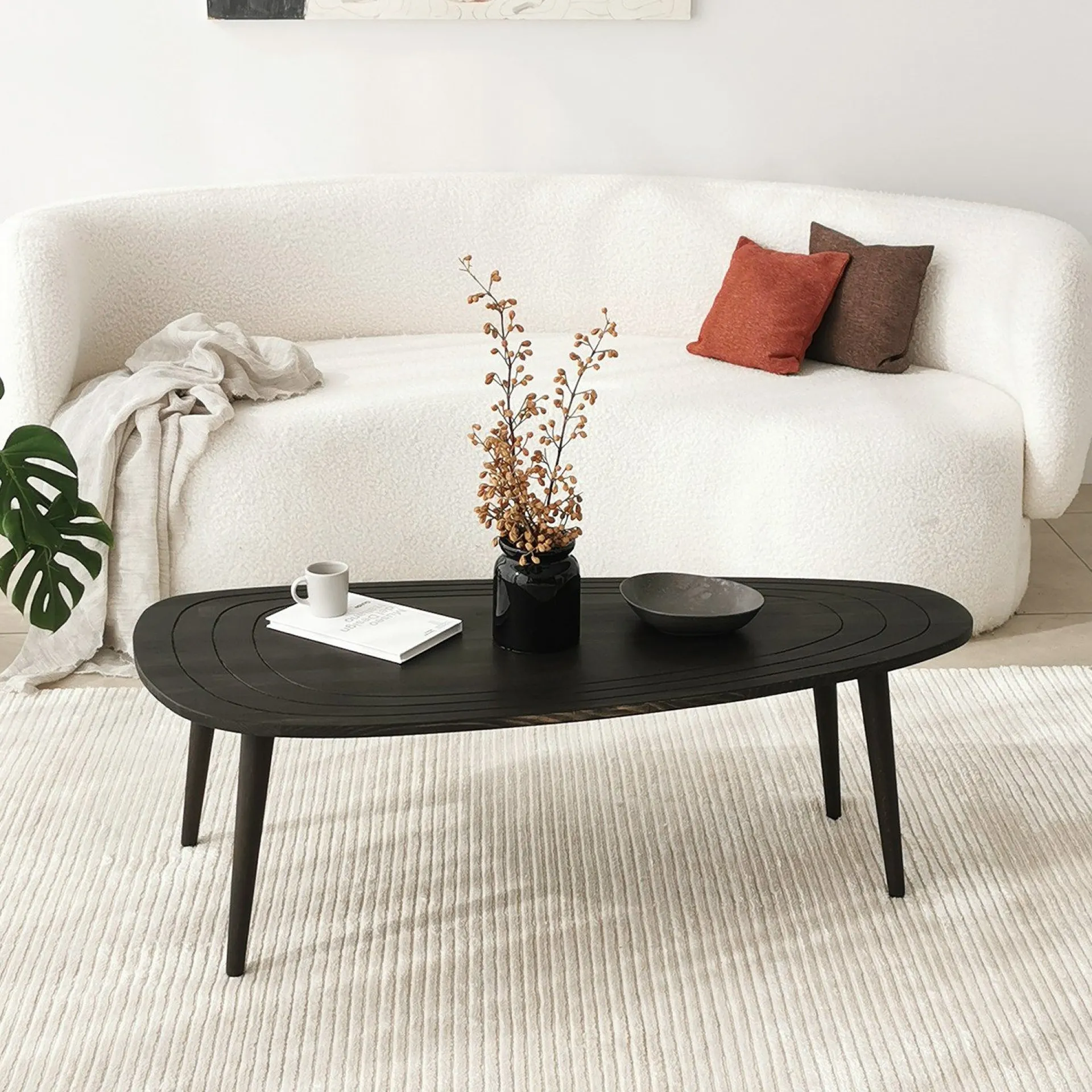 Emob Sweet Couchtisch | Kiefernholz | Anthrazit