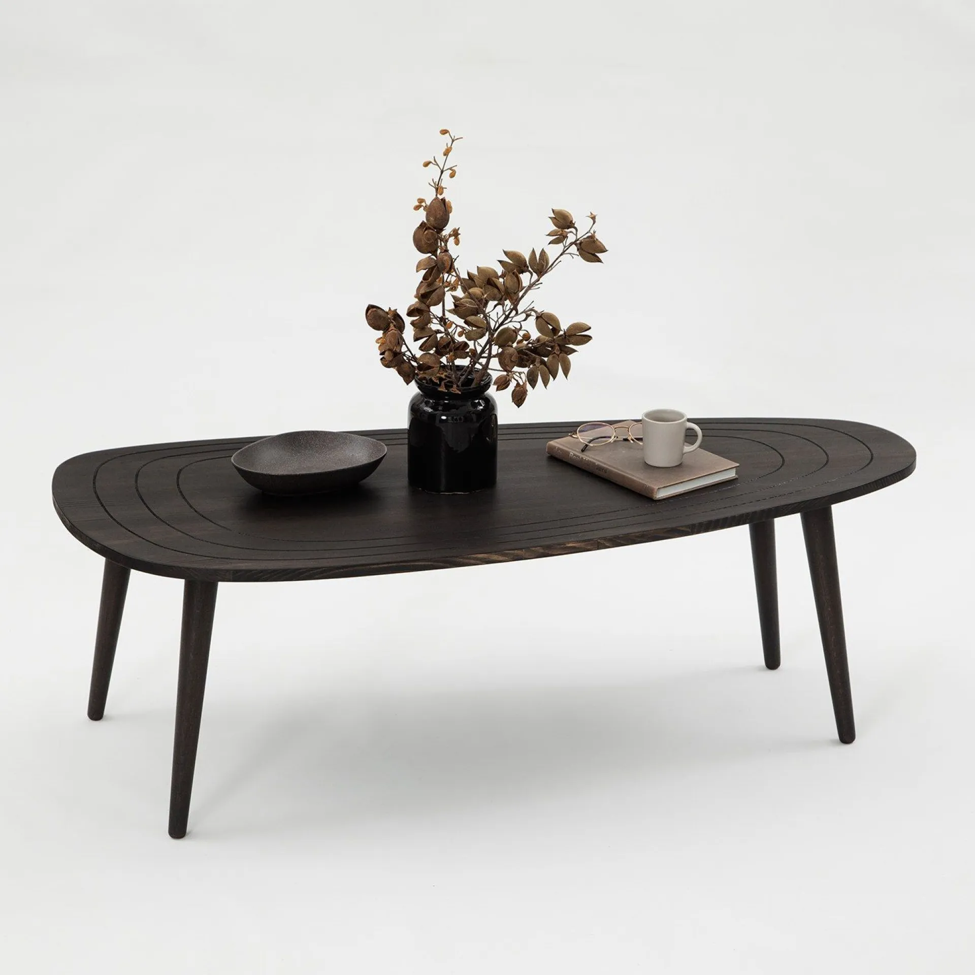 Emob Sweet Couchtisch | Kiefernholz | Anthrazit