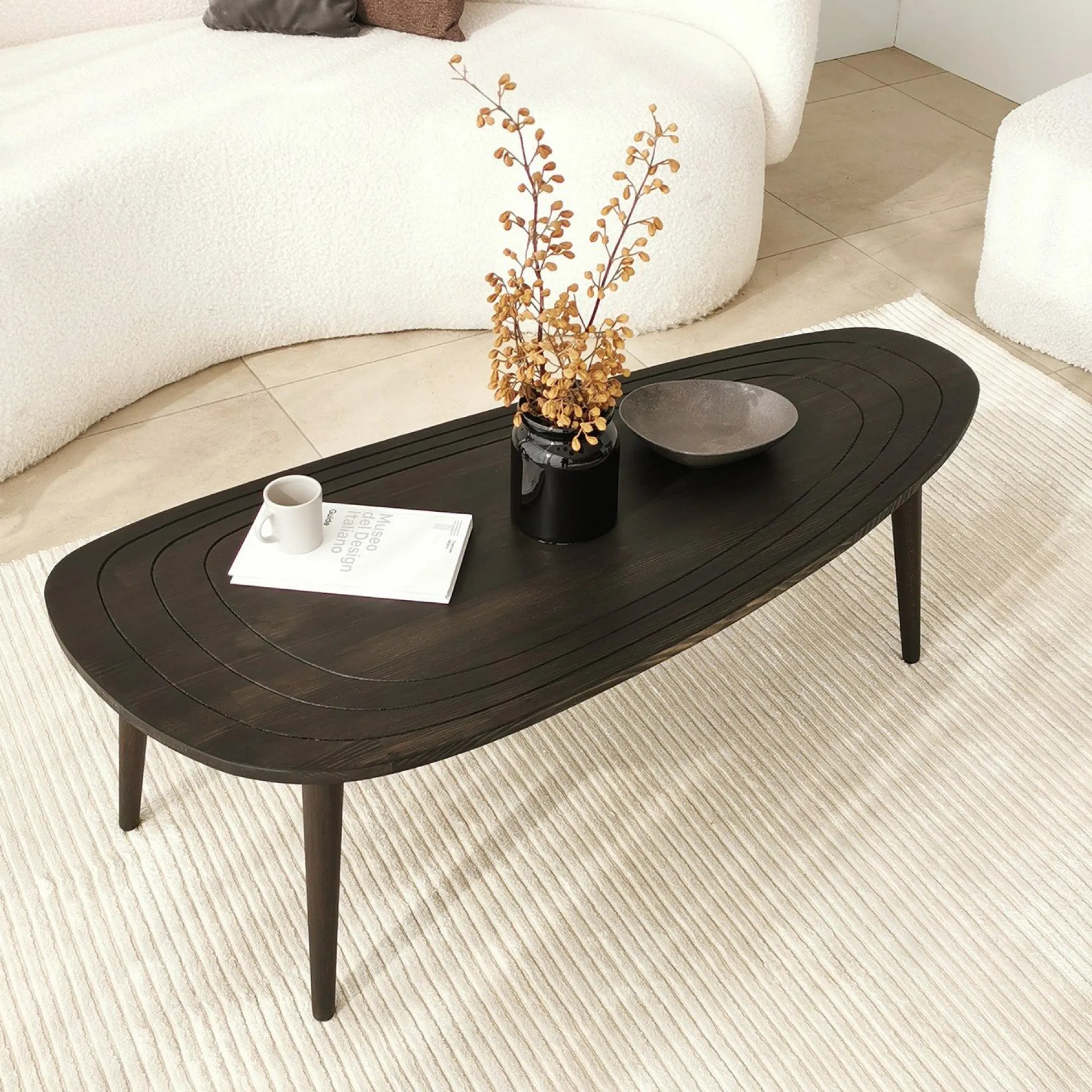 Emob Sweet Couchtisch | Kiefernholz | Anthrazit