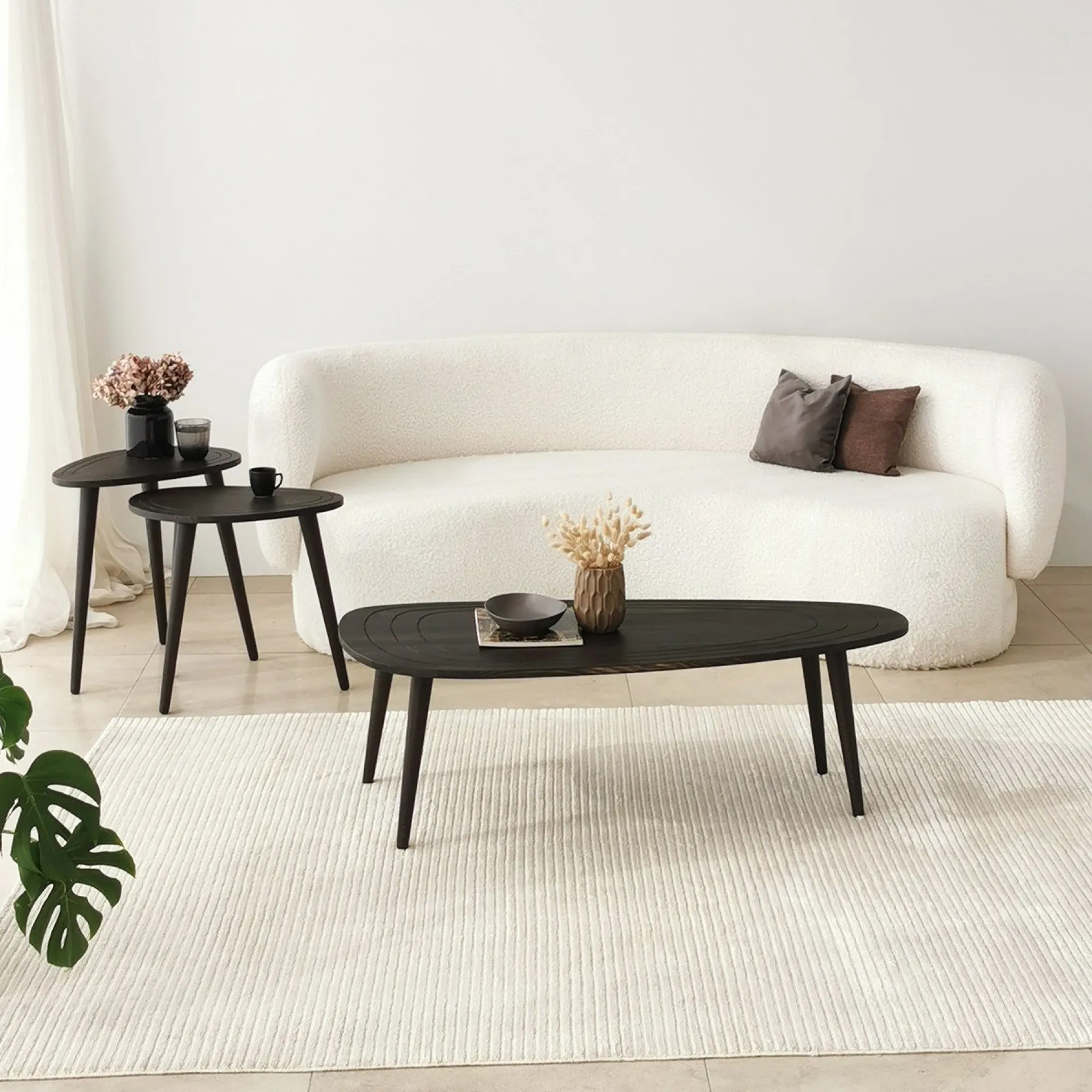 Emob Sweet Couchtisch | Kiefernholz | Anthrazit