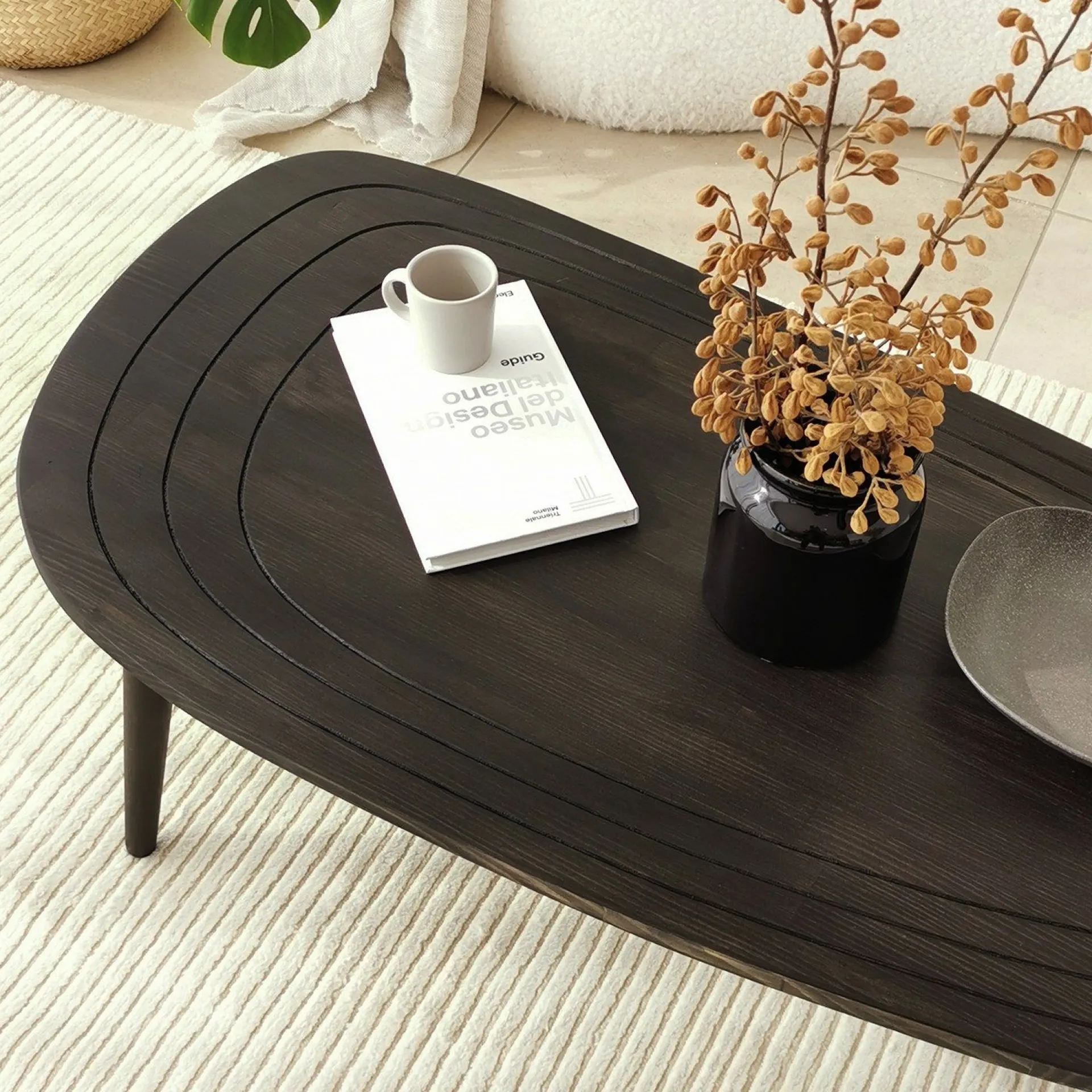 Emob Sweet Couchtisch | Kiefernholz | Anthrazit