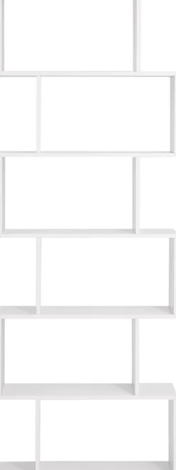 Sybren Bücherregal 6 Fächer - weiß