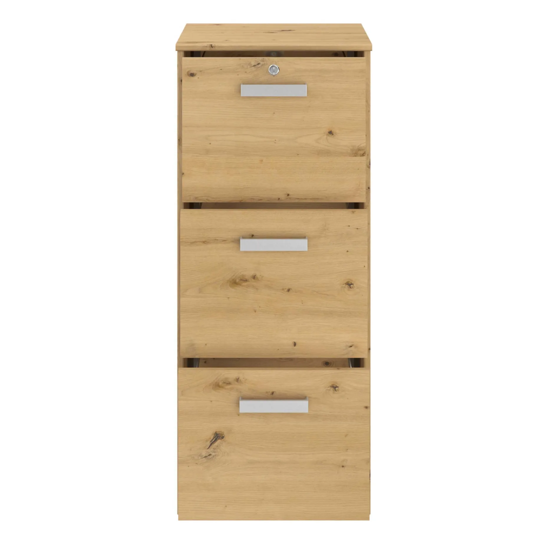 Tablett Marri 3 Schubladen - Eiche