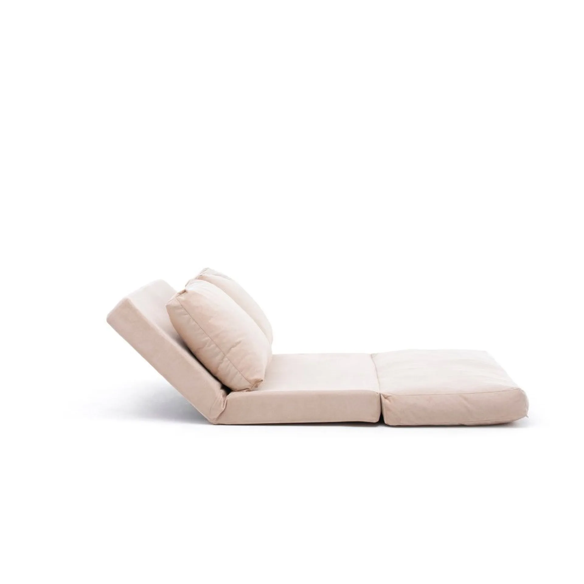 Emob Taida 2-Sitzer-Schlafsofa | Metallrahmen | Creme
