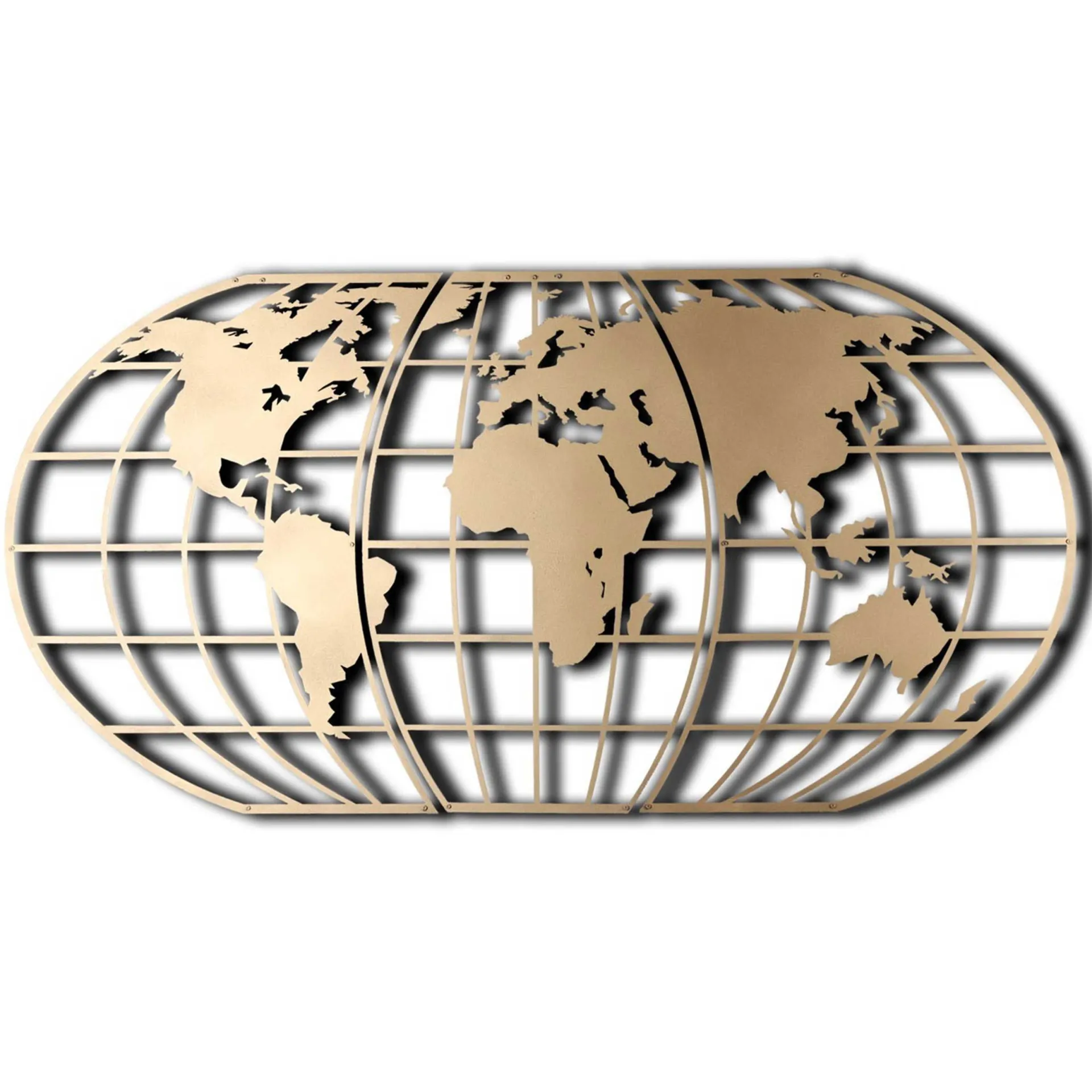 Emob Tanelorn Dekoratives Wandaccessoire aus Metall | 100 % METALL | 60 x 120 cm