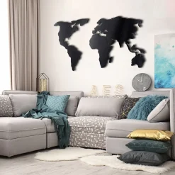 Emob Tanelorn Dekoratives Wandaccessoire aus Metall | 100 % METALL | 85 x 170 cm