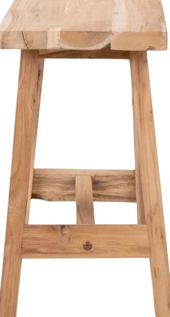 House Nordic Teakholz Barcelona Bank - Naturbelassen - 50x25x45 cm