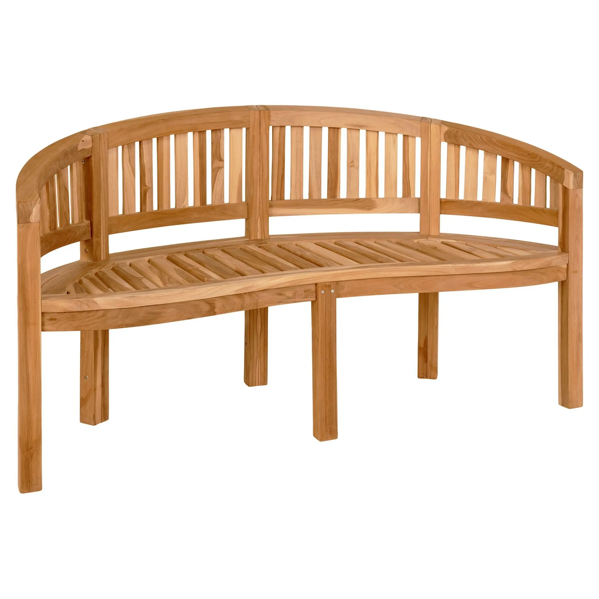 House Nordic Teakholz Boca Banan Bank - Natur