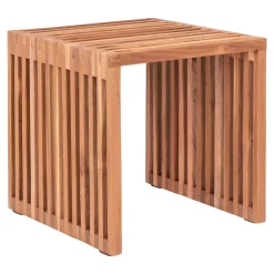 House Nordic Teakholz Pego Beistelltisch - Natur 40x40x40 cm