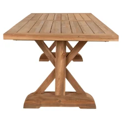 House Nordic Teak Volos Esstisch - Natur, 100x240x75 cm