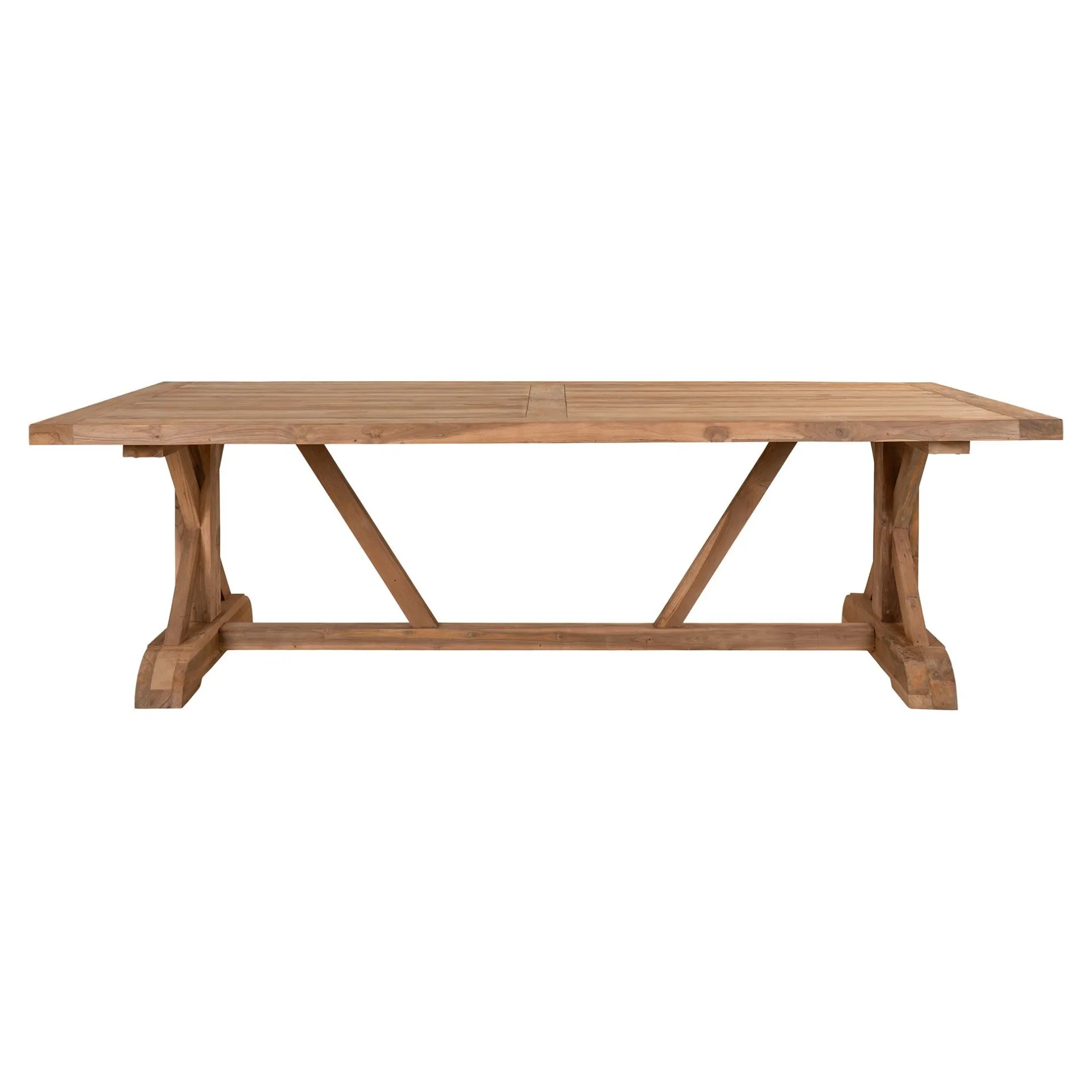 House Nordic Teak Volos Esstisch - Natur, 100x240x75 cm