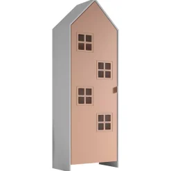 3-teiliger Kleiderschrank Casami Bruges - 115x37x172 cm - Blau/Rosa/Weiß