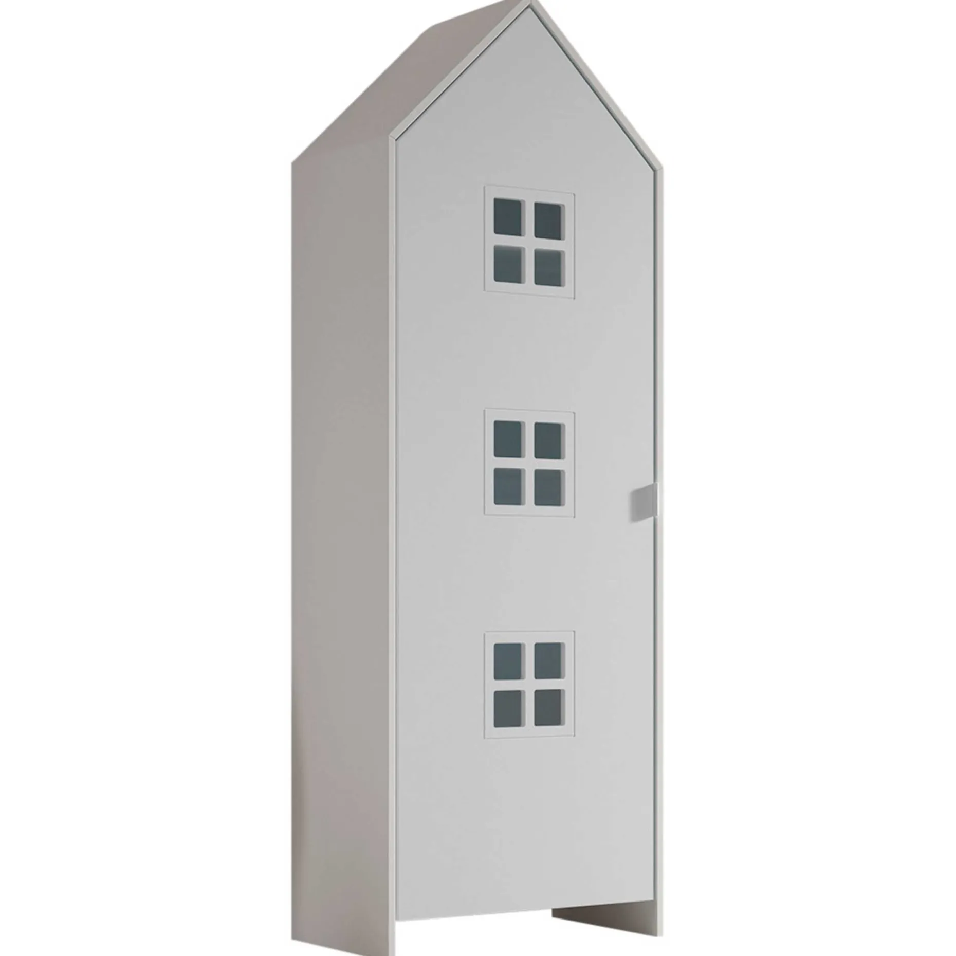 3-teiliger Kleiderschrank Casami Bruges - 115x37x172 cm - Blau/Rosa/Weiß