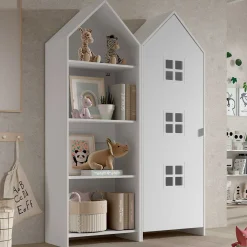 2-teiliger Kleiderschrank Casami Brügge - 115x37x72 cm - Weiß