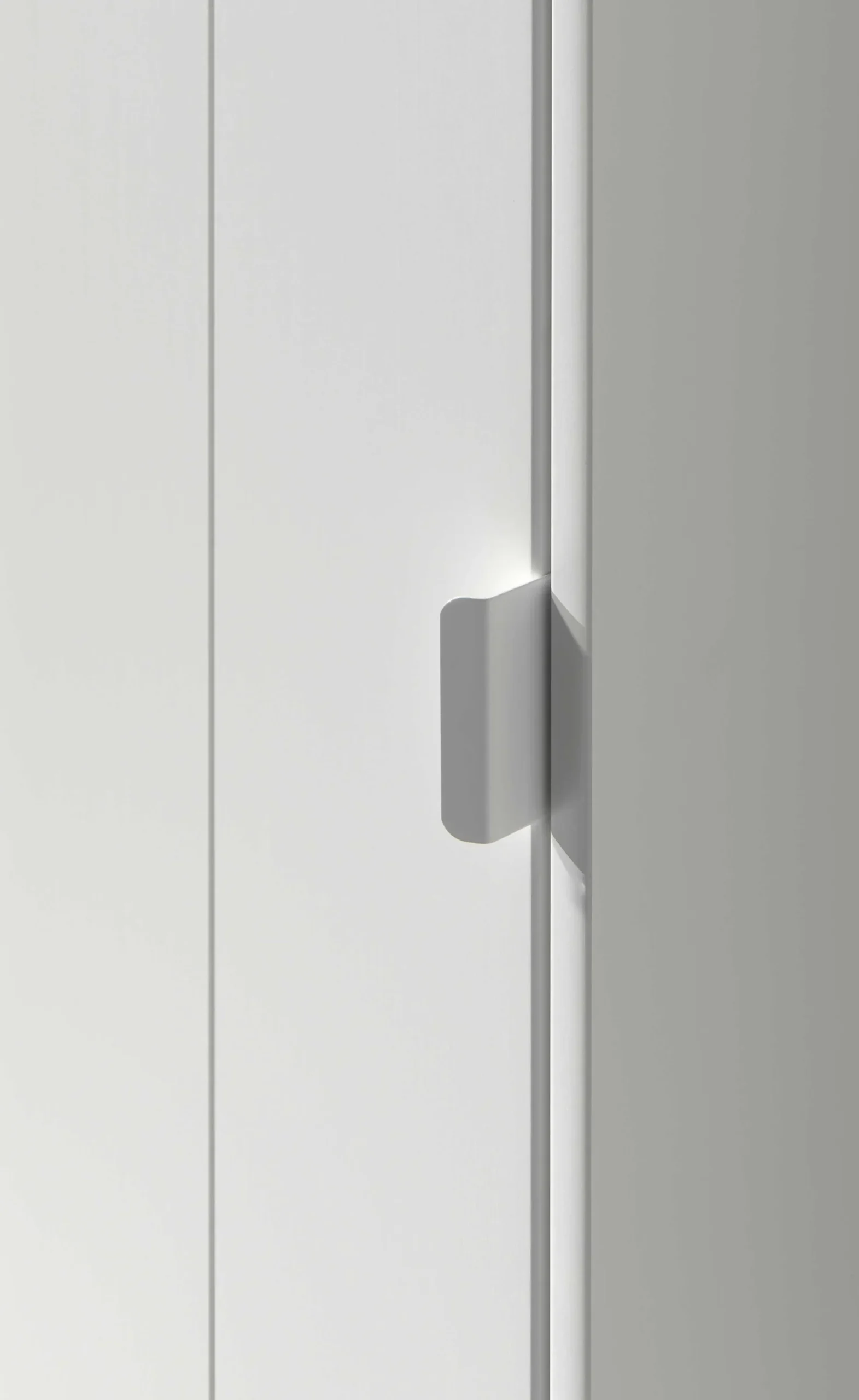 2-teiliger Kleiderschrank Casami - 115x37x172 cm - Weiß/Rosa