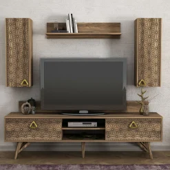 Tera Home TV-Element 180cm Breite Nussbaum