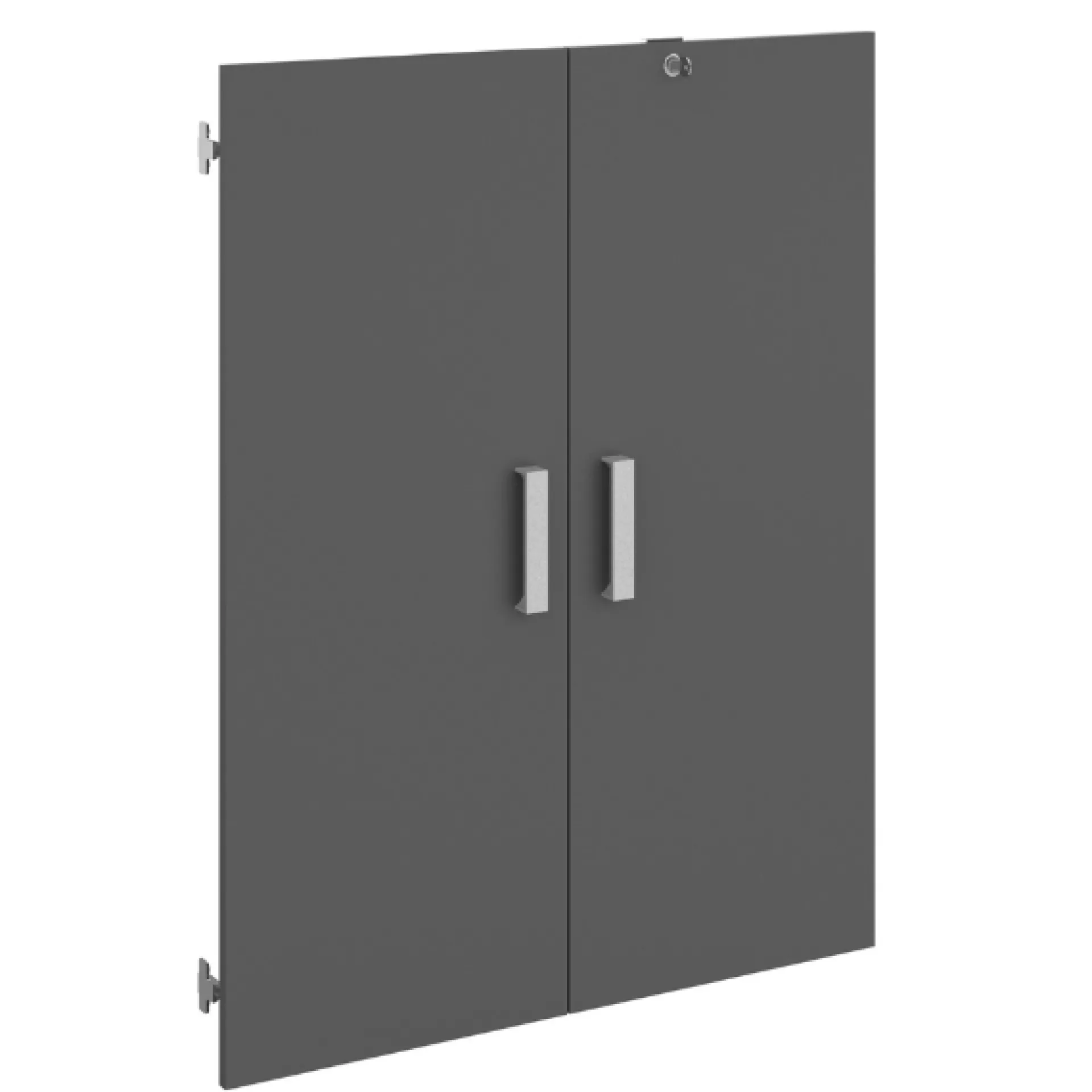 Parisot The OfficeBüro-Set : Schreibtisch 180cm, Schubladenschrank, Bücherregale, Aktenschränke - Eiche Dekor