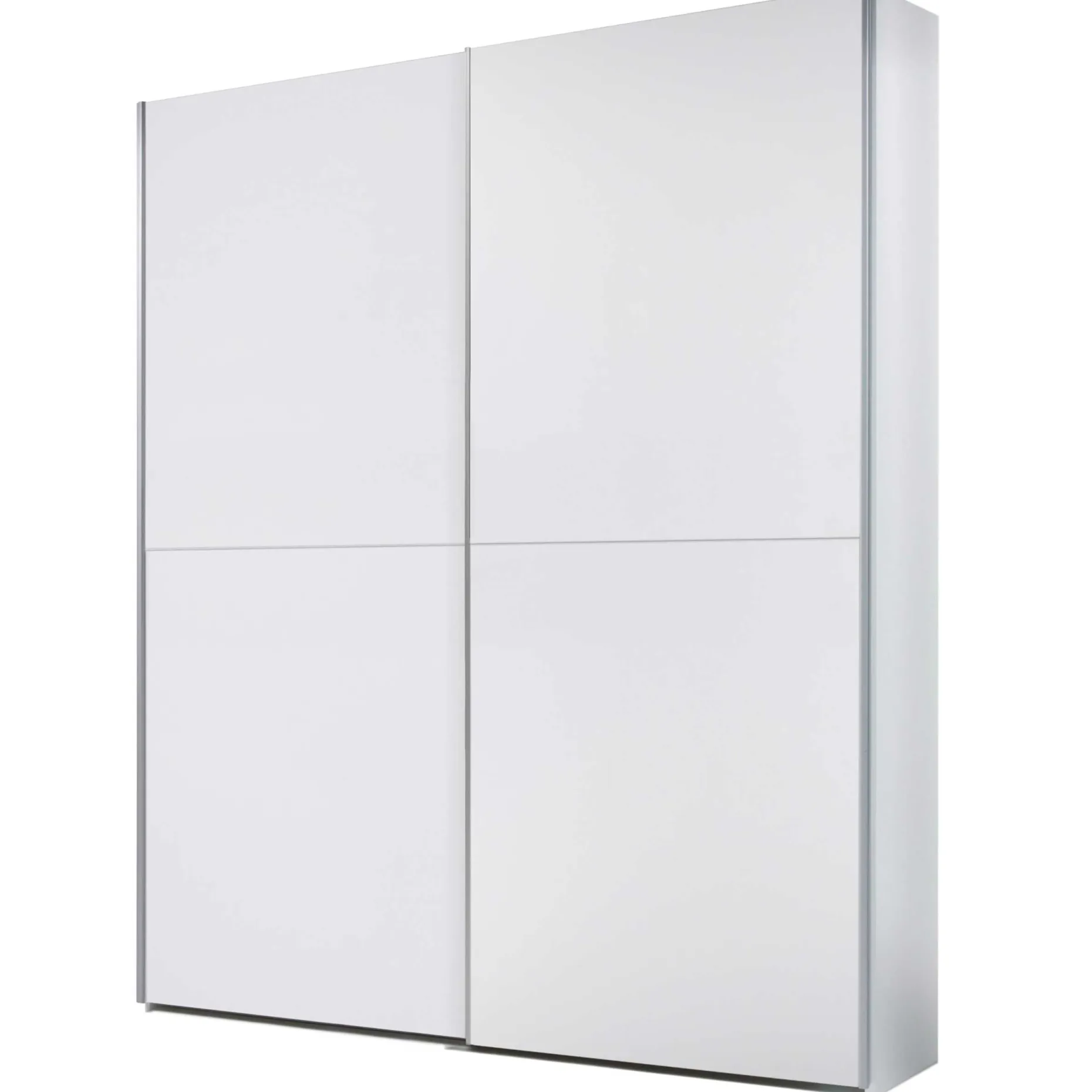 Tiempo Kleiderschrank 170x59x195cm mit zwei Türen - weiß