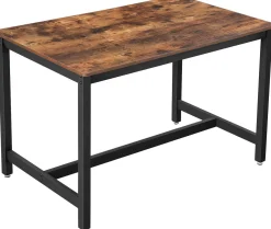 Vasagle Tisch Miles 120x75 industrial - braun/schwarz