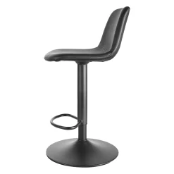 CBA Tommy Verstellbarer Barhocker - 58-80cm Sitzhöhe - es Kunstleder