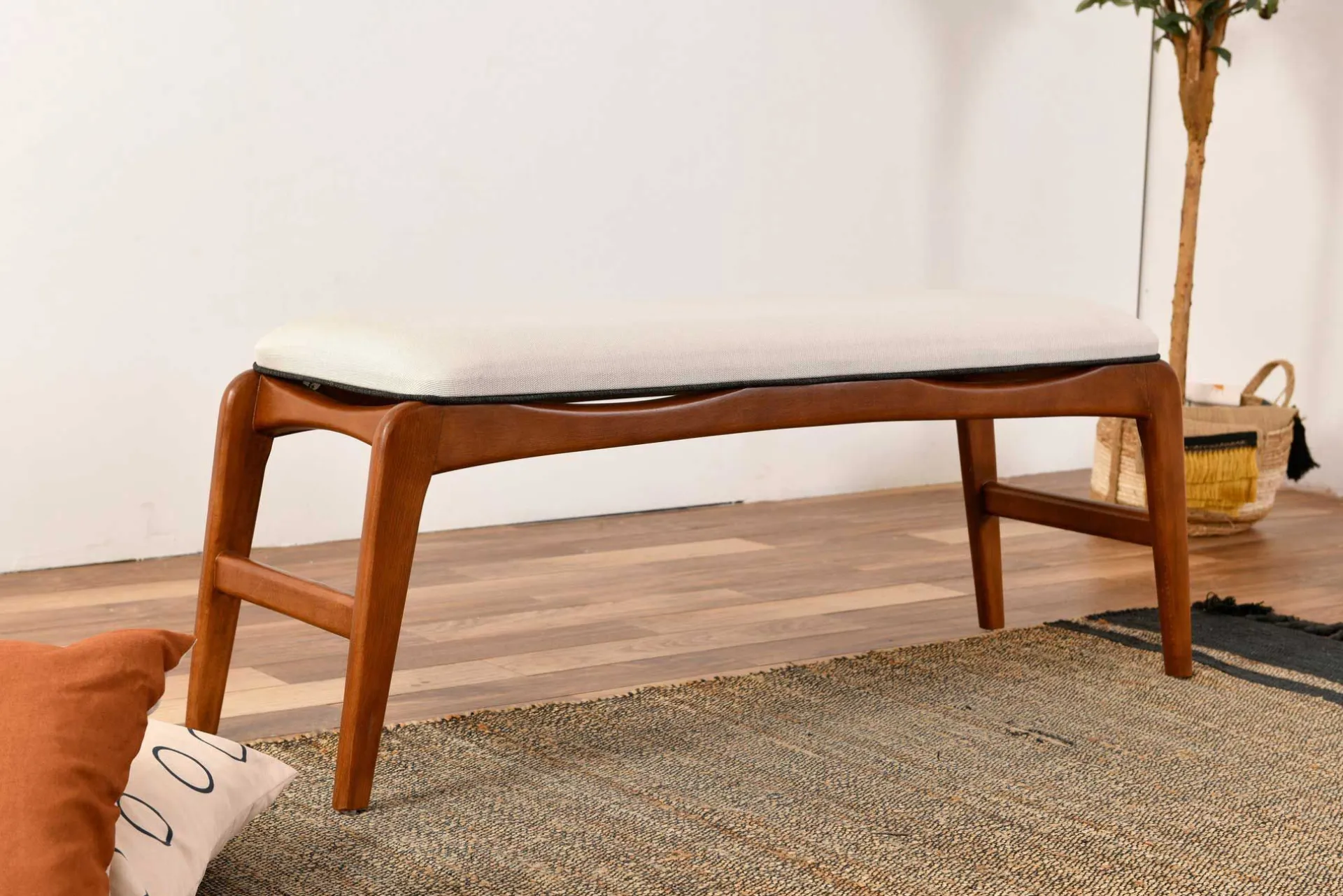 Emob Touch Bank | HORNBEAM WOOD | Walnuss, Creme