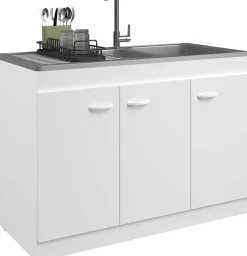 3-türiger Unterschrank für die Spüle (120 cm)