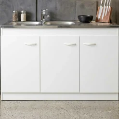 3-türiger Unterschrank für die Spüle (120 cm)