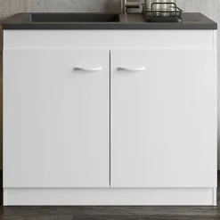 2-türiger Unterschrank für die Spüle (100 cm)