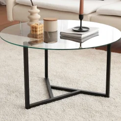 Emob Trio G Couchtisch | METALLRAHMEN | Transparent,