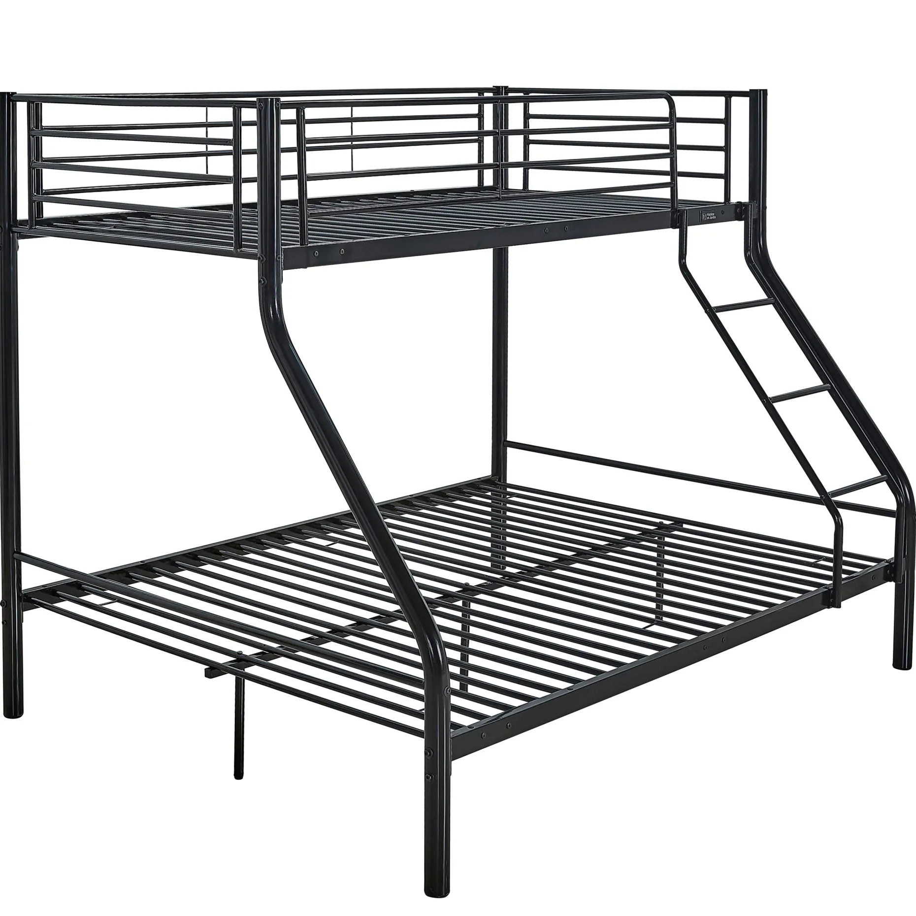 Trixie Etagenbett 90x200 und 140x200 - Metall - mattschwarz