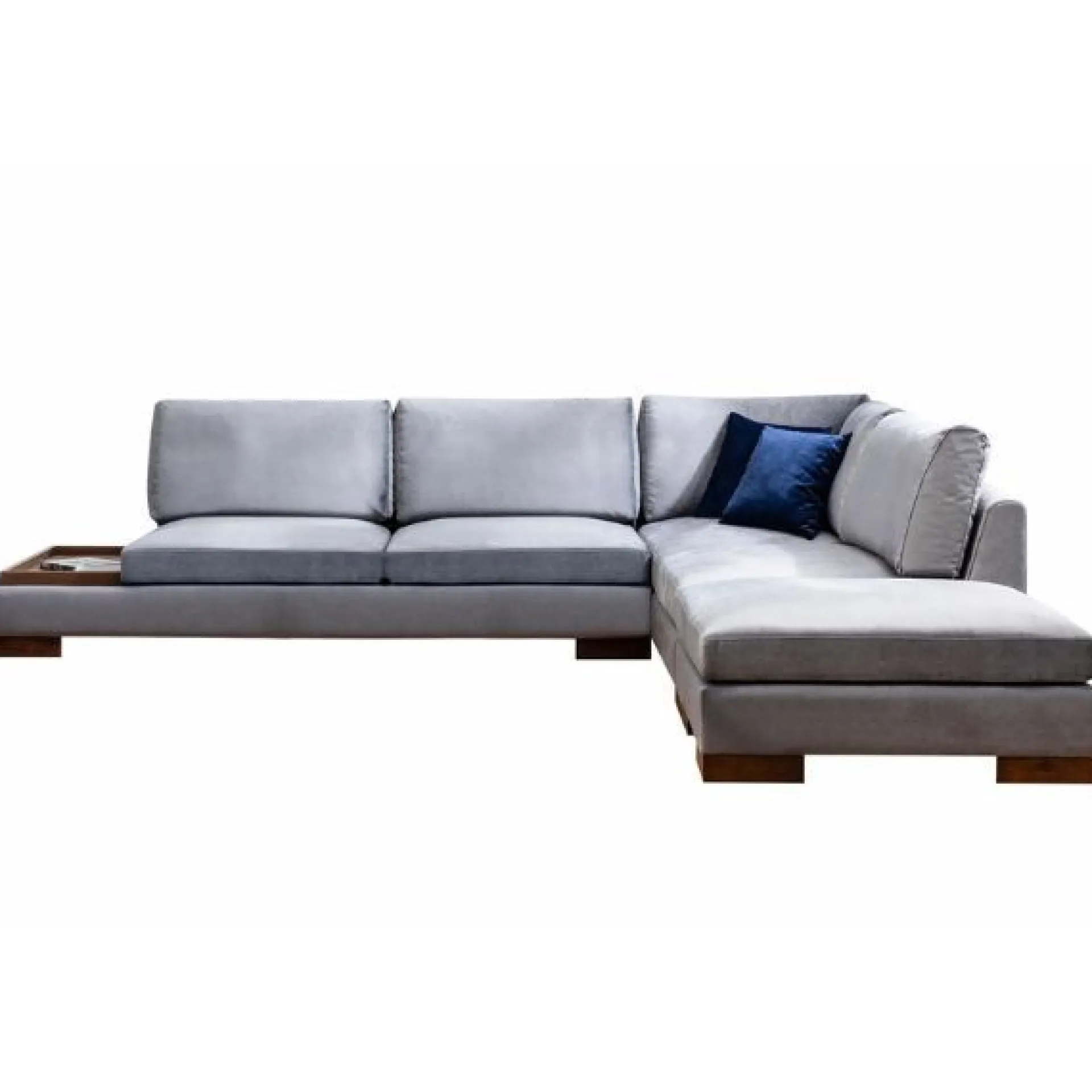 Emob Tulip Ecksofa | BUCHENHOLZ / SPANPLATTE | Dunkel