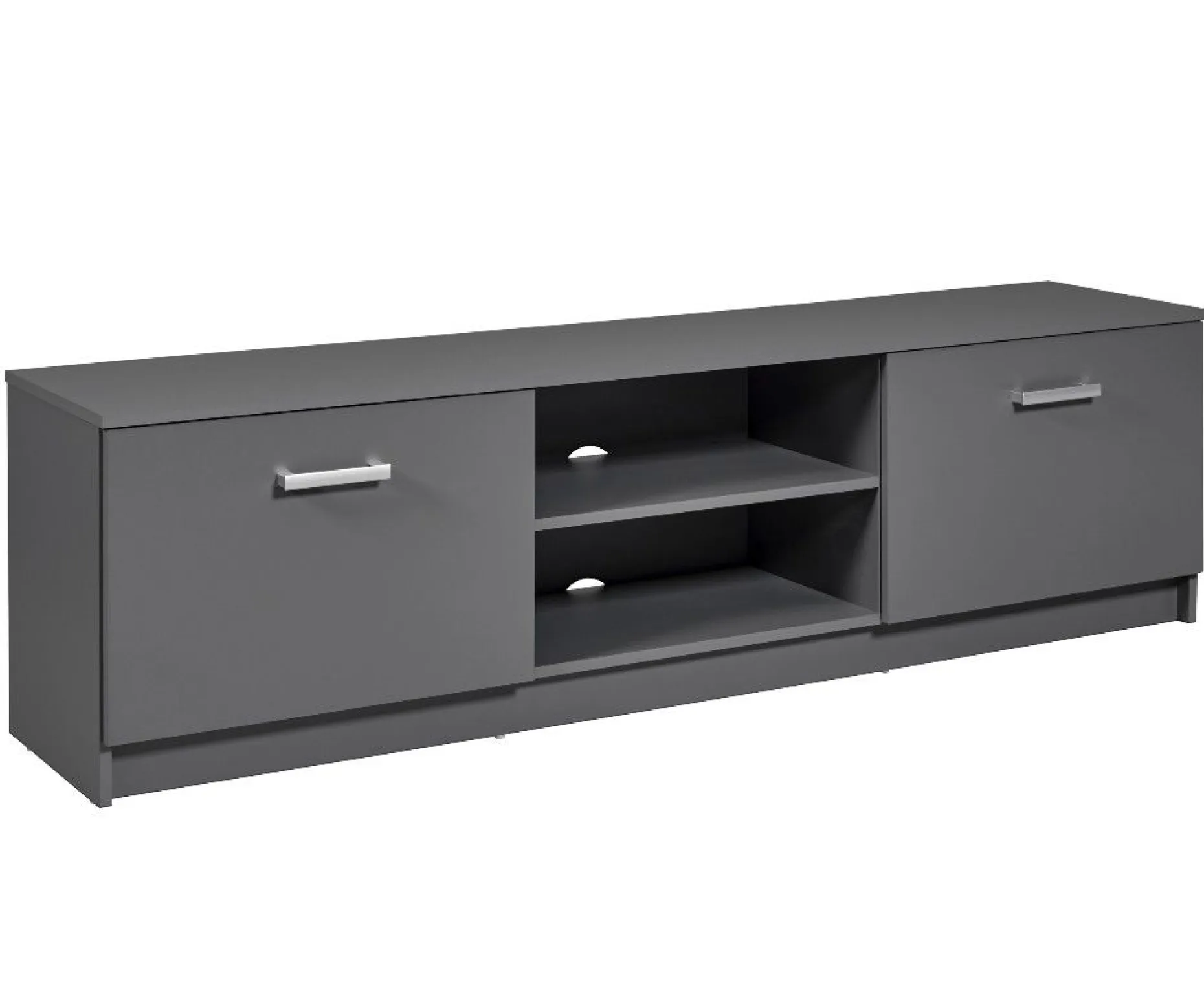 Tv-furniture Eden 180cm 2 Türen - graphitgrau