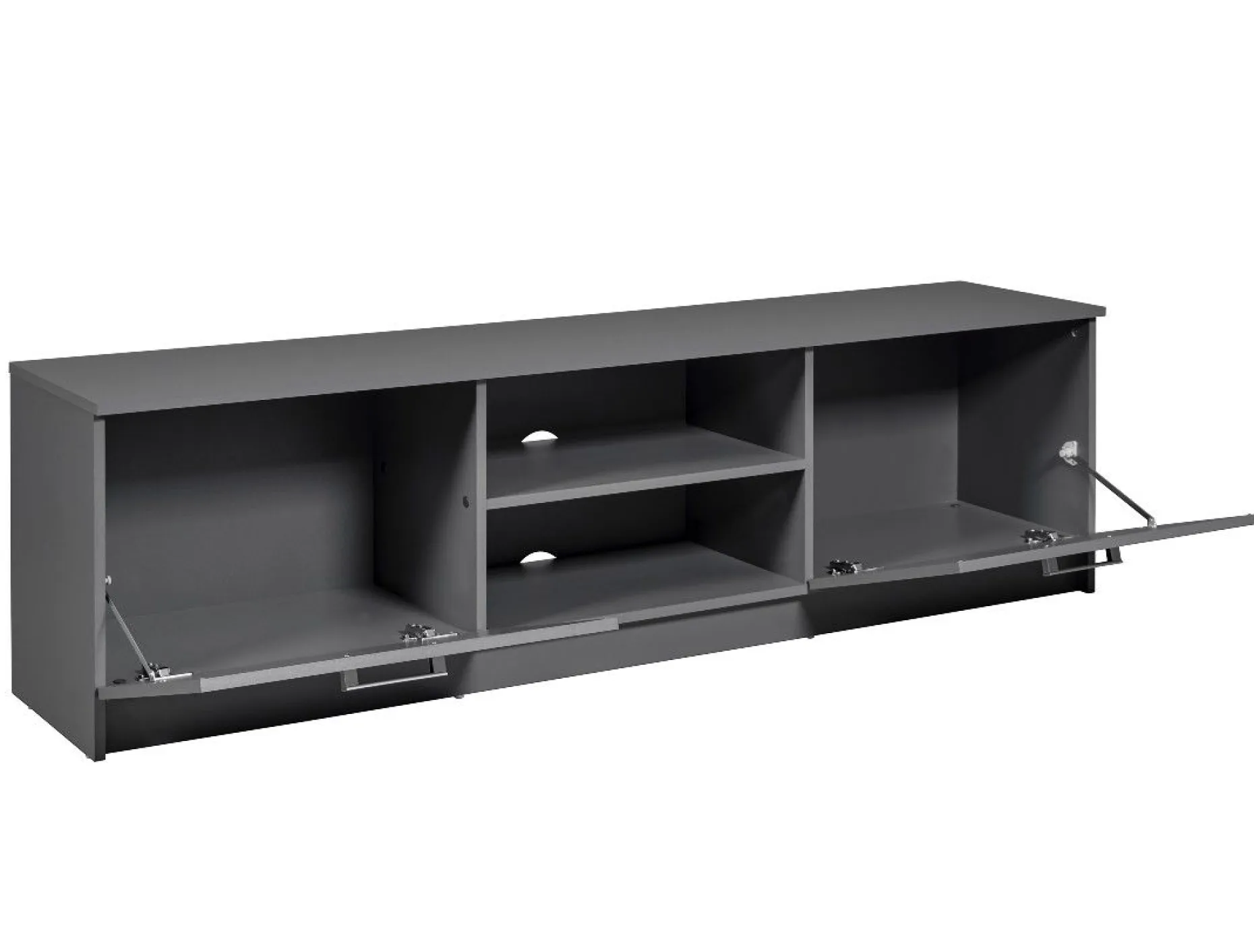 Tv-furniture Eden 180cm 2 Türen - graphitgrau
